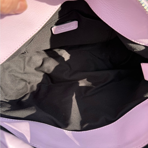 Tous Light Purple Gathered Shoulder Bag - Picture 9 of 16